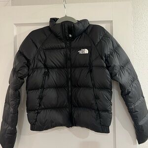 The North Face cropped Black Puffer Jacket